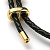 Leather Braided Cord Bracelets BJEW-G675-06G-16-3