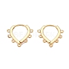 Brass Hoop Earrings Findings KK-T070-05G-1