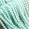 Natural Malaysia Jade Beads Strands G-L645-A01-8mm-31-3