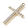 UV Plating Alloy Crystal Rhinestone Pendants RB-CBAD37D-18G-2