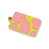 304 Stainless Steel Enamel Pendants STAS-U039-10G-2