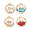 Alloy Glass Pendants FIND-B061-05G-A-1