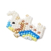 Seed Beads Beaded Pendants PALLOY-MZ00250-02-4