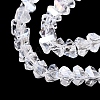 Electroplate Transparent Glass Beads Strands LS-EGLA-Q139-01A-A01-3