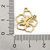 Golden Plated 304 Stainless Steel Pendants STAS-L271-01G-02-3