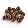 Dyed Wood Beads X-TB9mmY-11-1