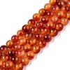 Dyed Natural White Jade Beads Strands G-T138-6mm-210-19-4
