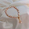 ABS Imitation Pearl Beads Slider Bracelets for Women WG648B1-07-1