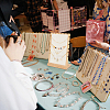 2 Sets Bamboo Wood Multiple Necklace Display Stands NDIS-PH0001-10B-5
