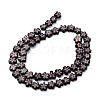 Handmade Millefiori Glass Bead Strands LAMP-J035-8mm-19-3