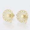 304 Stainless Steel Stud Earring Findings X-STAS-S079-34A-1
