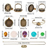 SUNNYCLUE DIY Natural Mixed Stone Jewelry Set Making Kit DIY-SC0018-22-2