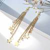 Tassel Dangle Earrings X-EJEW-JE04024-1