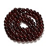 Spray Painted Crackle Glass Beads Strands CCG-Q001-10mm-16-4
