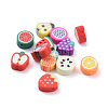 240Pcs 12 Kinds of Fruit Handmade Polymer Clay Beads CLAY-ZZ0001-001A-3