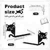 1 Bag Cat Iron Book Holder Stand ODIS-PB0001-04-2