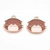 Alloy Enamel Pendants ENAM-T022-02A-02-1