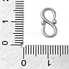 304 Stainless Steel S-Hook Clasps STAS-Z179-05P-3