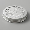 Aluminium Hollow Candle Canister Lids AJEW-WH0312-57C-1