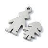 304 Stainless Steel Charms STAS-C097-31P-2