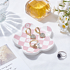 Ceramic Food Plate AJEW-SP0005-04C-4