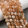 Heated Natural Citrine Bead Strands G-P466-01C-02-1