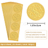 Self Adhesive Gold Foil Embossed Stickers DIY-WH0211-320-2