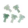 Natural Green Aventurine Coconut Tree Pendants G-N342-02H-1