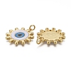 Brass Enamel Pendants KK-F821-50-3