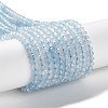 Natural Aquamarine Beads Strands G-J400-B01-01-1