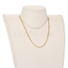 Brass Curb Chain Bracelets & Necklaces Jewelry Sets X-SJEW-JS01111-6