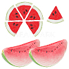 GORGECRAFT Imitation Food PVC Plastic & Silicone Watermelon Display Decorations AJEW-GF0003-14-1