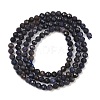 Natural Sapphire Beads Strands G-G204-A01-3.5mm-3