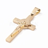 304 Stainless Steel Pendants STAS-N017-13G-2