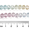 Transparent Painted Glass Beads Strands DGLA-A034-T6mm-A15-3