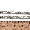 Baking Paint Glass Pearl Bead Strands HY-Q003-3mm-81-A-4