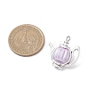 Acrylic & Tibetan Style Alloy Pendants PALLOY-JF04324-2
