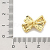 Rack Plating Brass Micro Pave Clear Cubic Zirconia Buttons KK-K293-07B-G-3