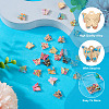 Biyun 40Pcs 10 Style Transparent Acrylic Charms FIND-BY0001-22-17