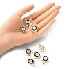 8Pcs Alloy Enamel Pendants ENAM-YW0002-31A-5