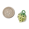 Glass Seed Beaded Pendants PALLOY-GD00003-03-2