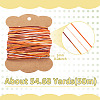 50M Gradient Color Waxed Polyester Cords YC-TADJ0001-04D-3