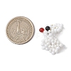 3D Glass Seed Beaded Rabbit Charms PALLOY-MZ00577-2