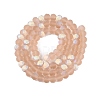 Transparent Glass Beads Strands EGLA-A044-T6mm-MB20-3