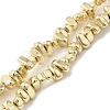 Electroplated Synthetic Non-magnetic Hematite Beads Strands G-I364-B01-G-1