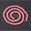 Baking Paint Transparent Glass Bead Strands X-GLAA-S031-10mm-28-3