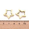 304 Stainless Steel Hoop Earrings STAS-T074-33G-3