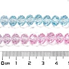 Transparent Painted Glass Beads Strands LS-DGLA-A034-T8mm-A22-3