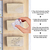 Clear Acrylic Soap Stamps DIY-WH0445-007-5