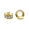 Brass Rhinestone Spacer Beads RSB094-1G-3